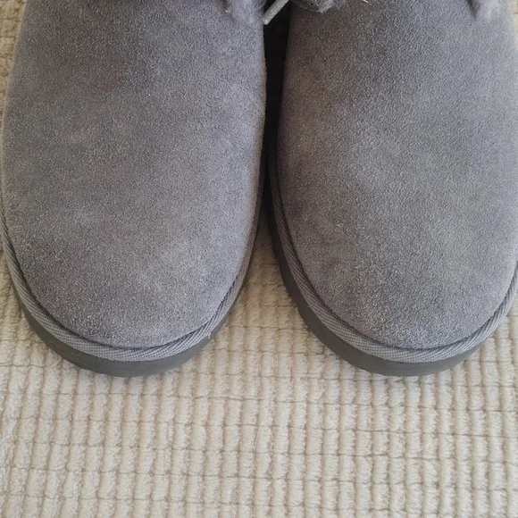 UGG Classic Femme Wedge Charcoal Lace Up Boot Size 8.5 - Picture 7 of 16